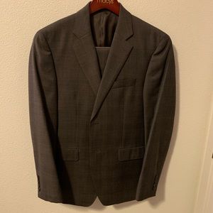 Lauren by Ralph Lauren Brown 3-Piece Slim Suit